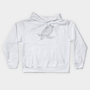 The Green Sea Turtle Kids Hoodie